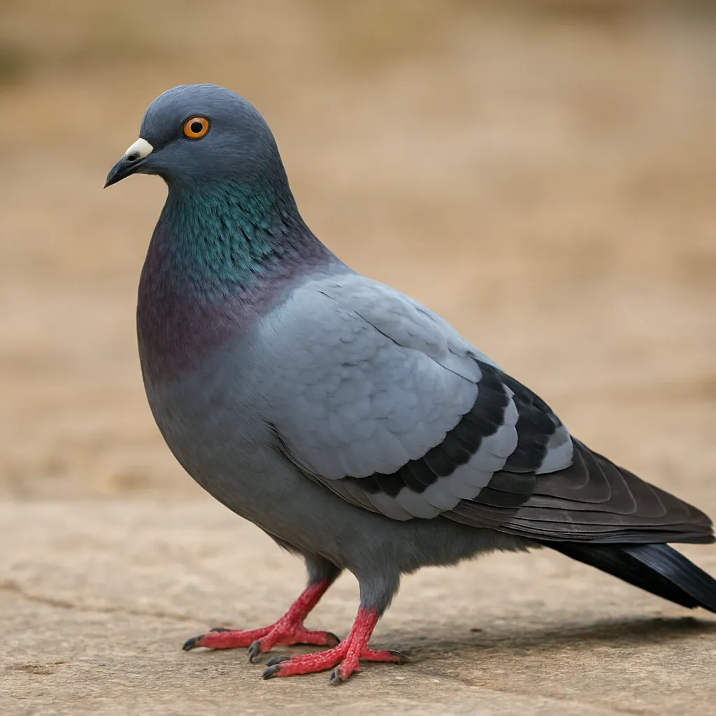 Gołąb budapeszteński wysokolotny – Columba livia domestica – gołąb