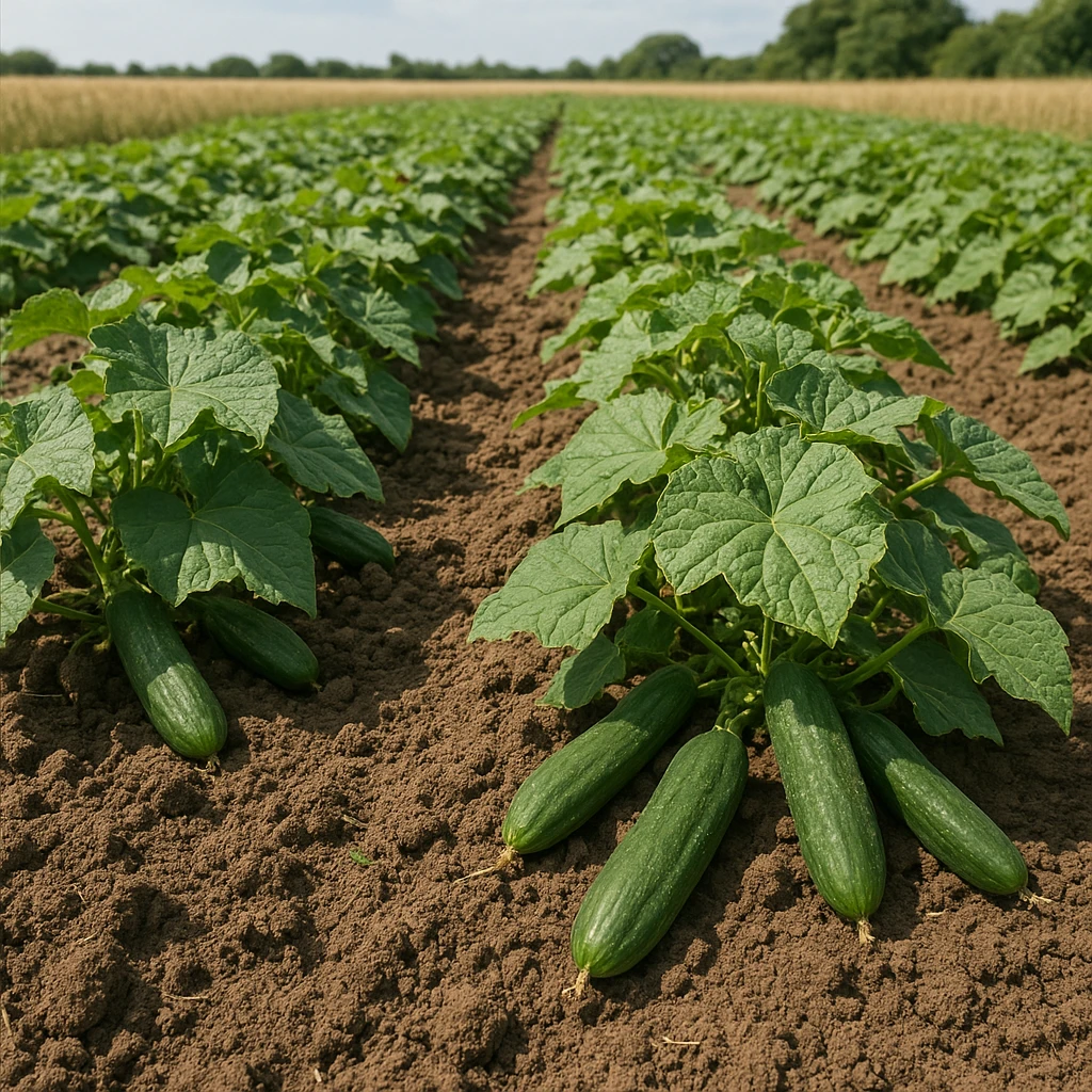 Uprawa ogórka gruntowego na stanowiskach po zbożach