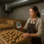 Przechowywanie ziemniaków – kontrola temperatury i wilgotności krok po kroku