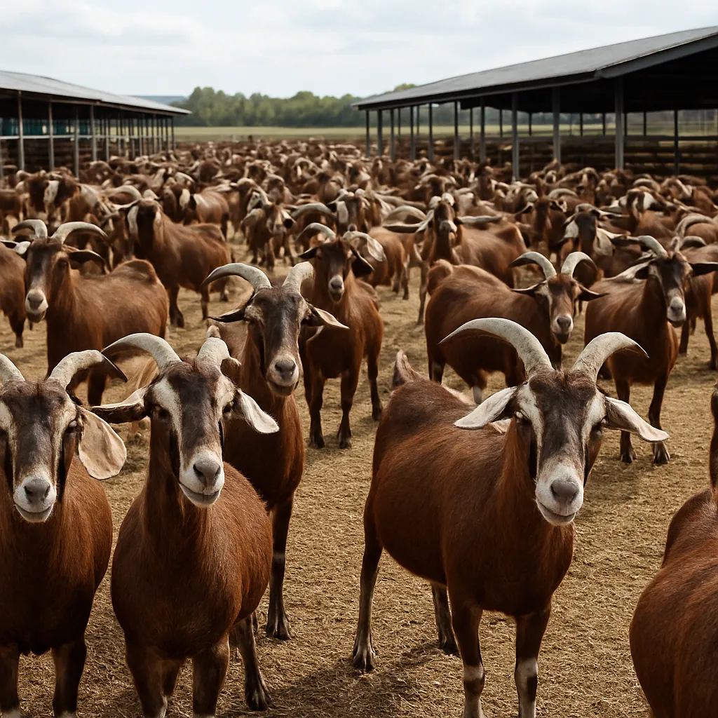 Największe hodowle kóz mięsnych