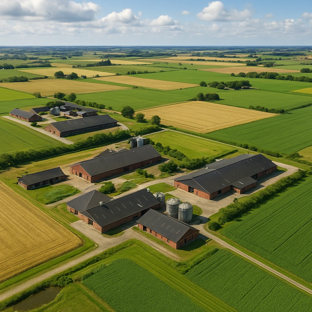 Największe gospodarstwa rolne w Danii