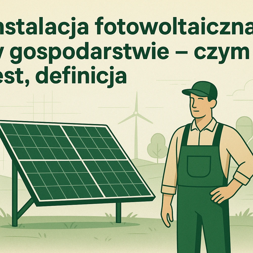 Instalacja fotowoltaiczna w gospodarstwie – czym jest, definicja