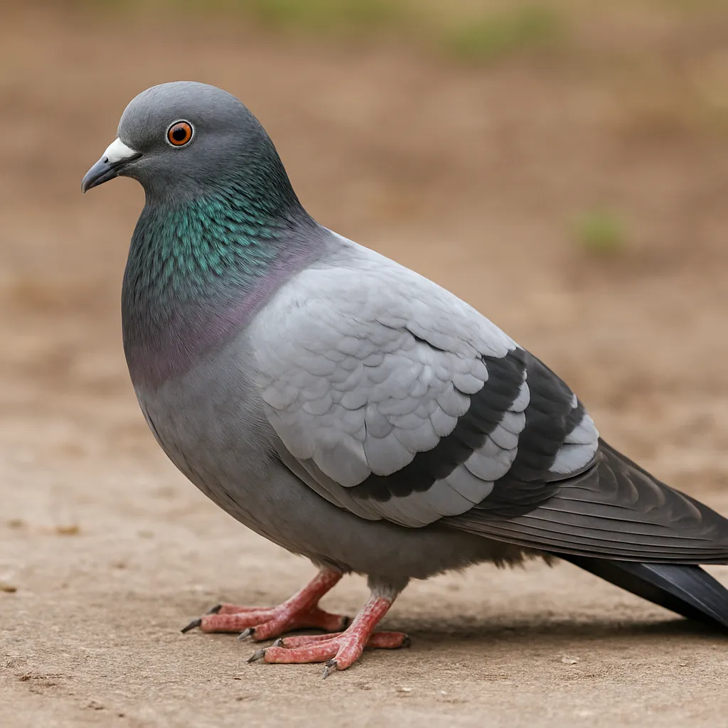 Gołąb bagdeta – Columba livia domestica – gołąb