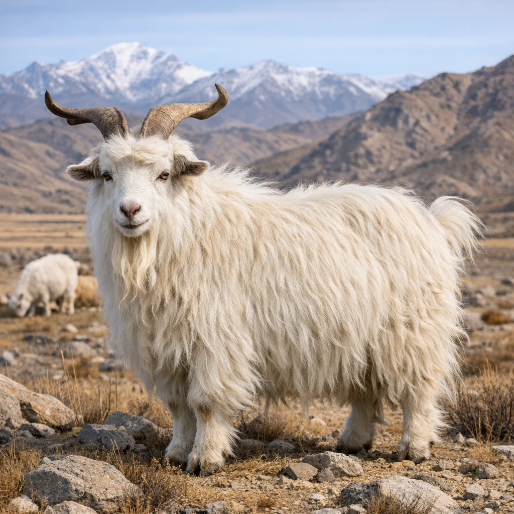 Inner Mongolia Cashmere – Capra hircus – koza wełnista