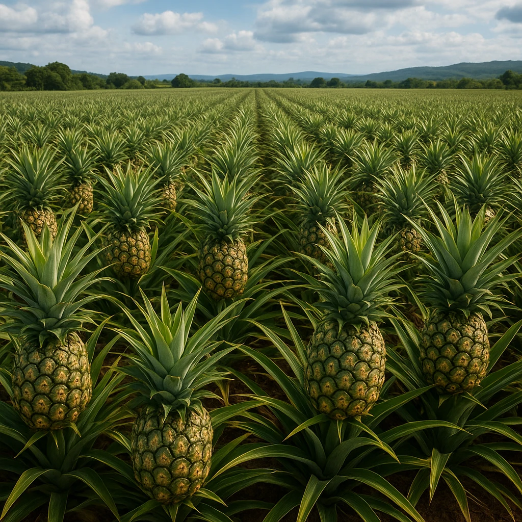 Największe plantacje ananasów na świecie