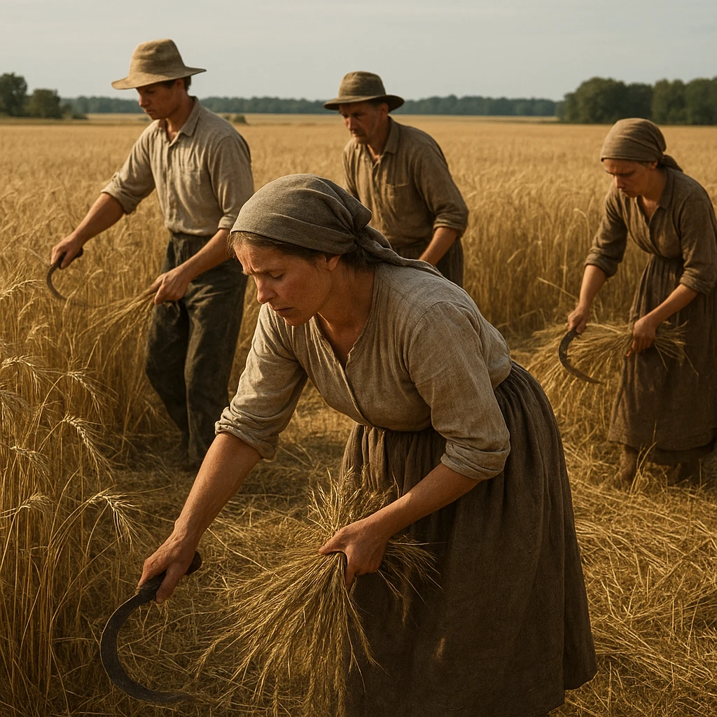 Jak wyglądała praca żniwiarzy sezonowych