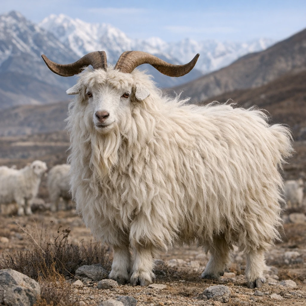 Liaoning Cashmere – Capra hircus – koza wełnista