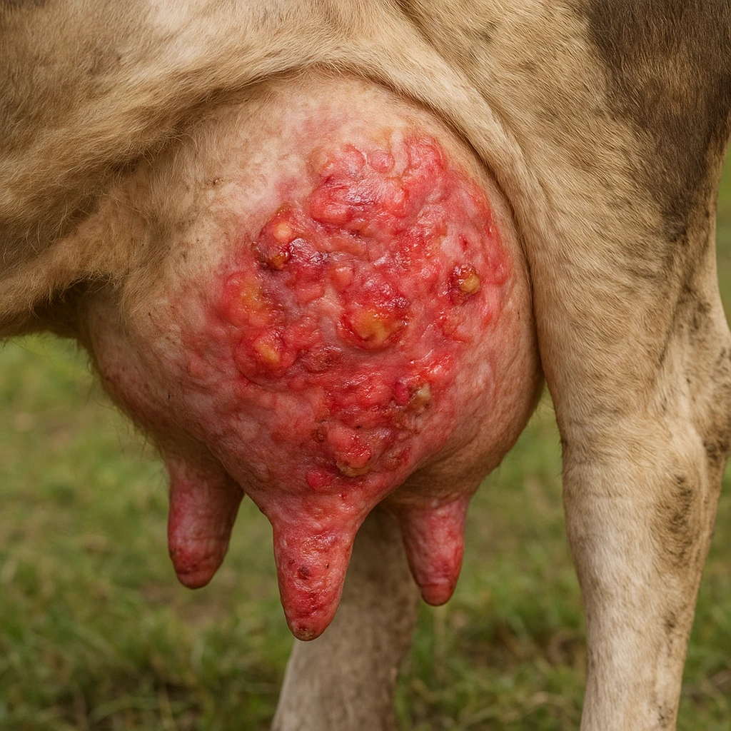 Zakaźne zapalenie wymienia wywołane przez Streptococcus agalactiae