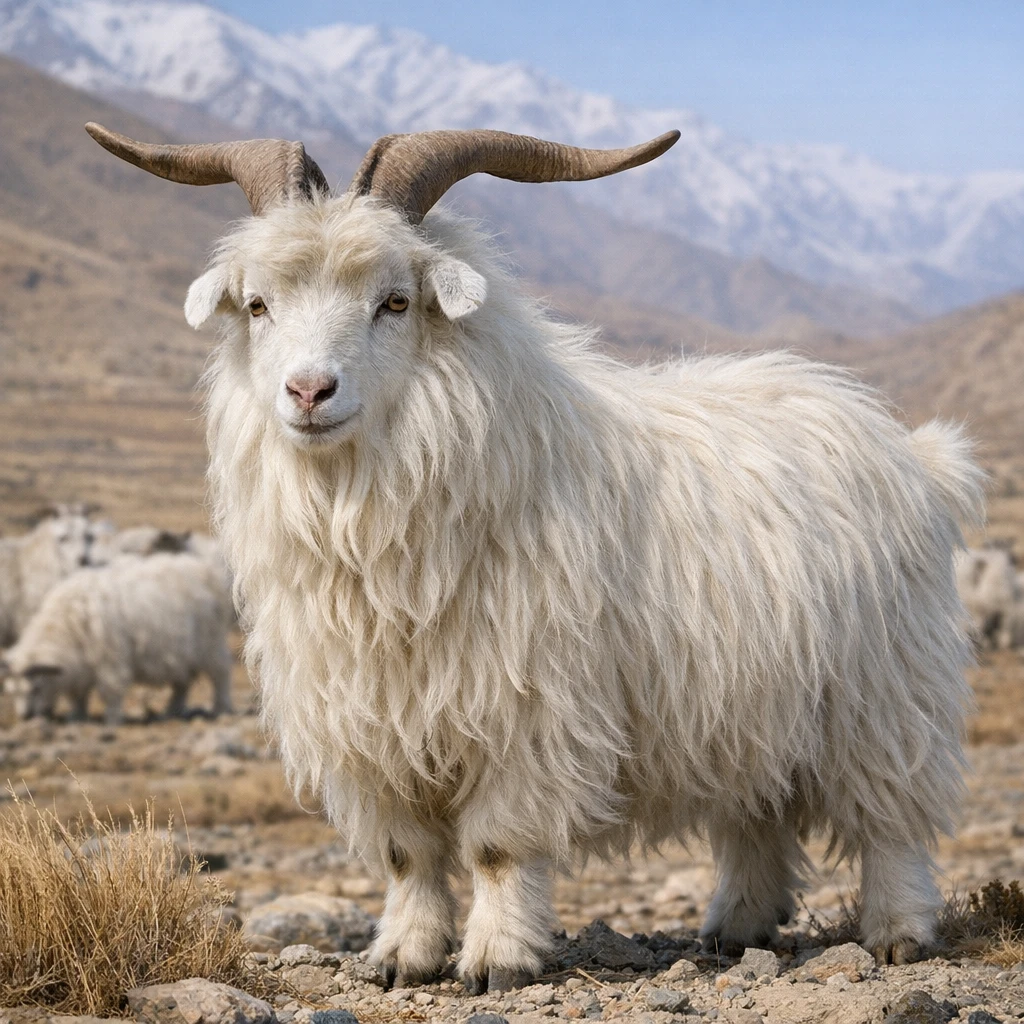 Zhongwei Cashmere – Capra hircus – koza wełnista