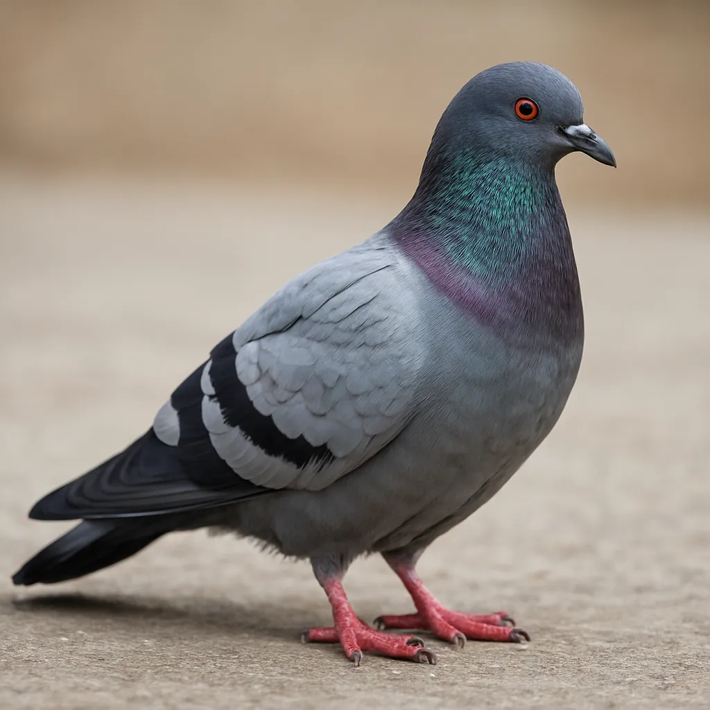 Gołąb modena – Columba livia domestica – gołąb