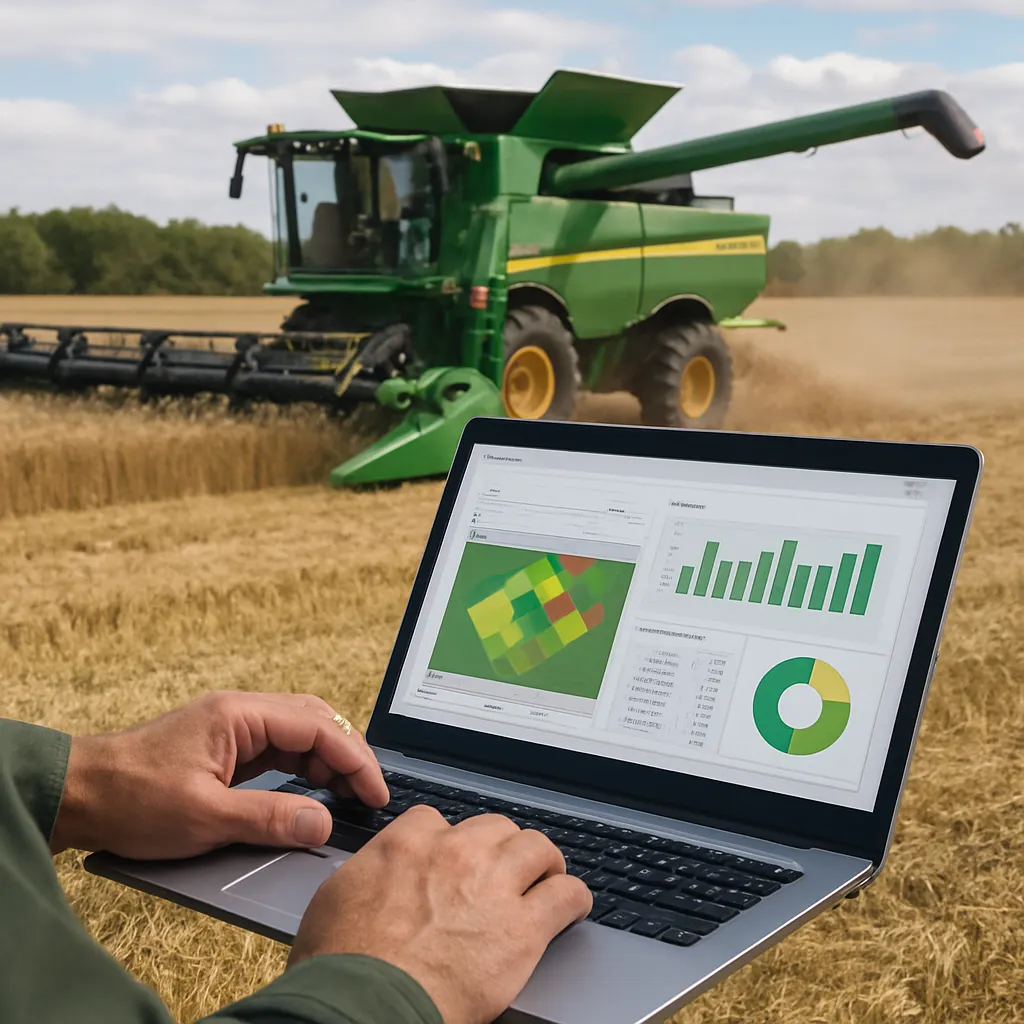 John Deere Operations Center – jak analizować dane z kombajnu