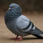 Gołąb oriental frill – Columba livia domestica – gołąb