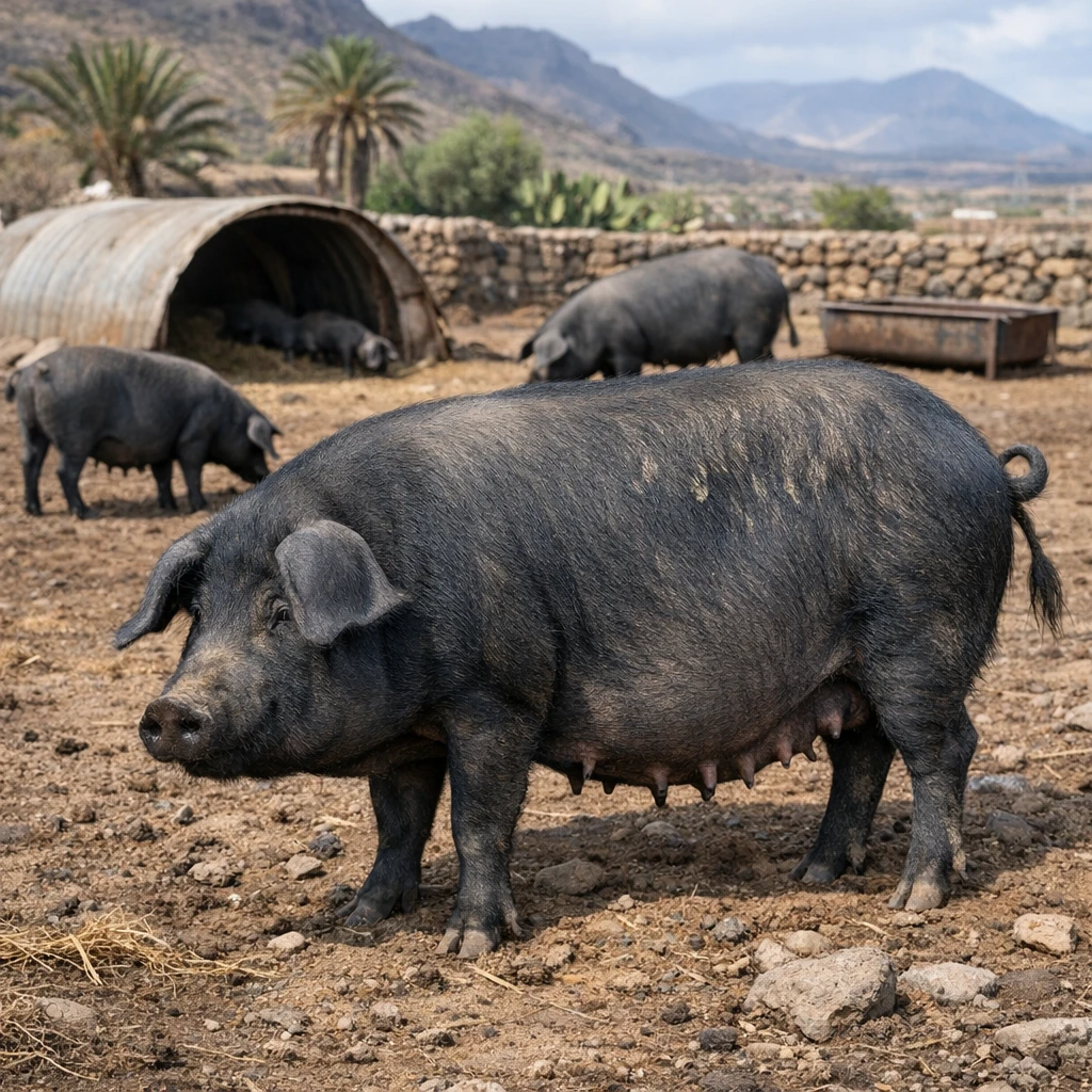 Negra Canaria – Sus scrofa domesticus – trzoda chlewna
