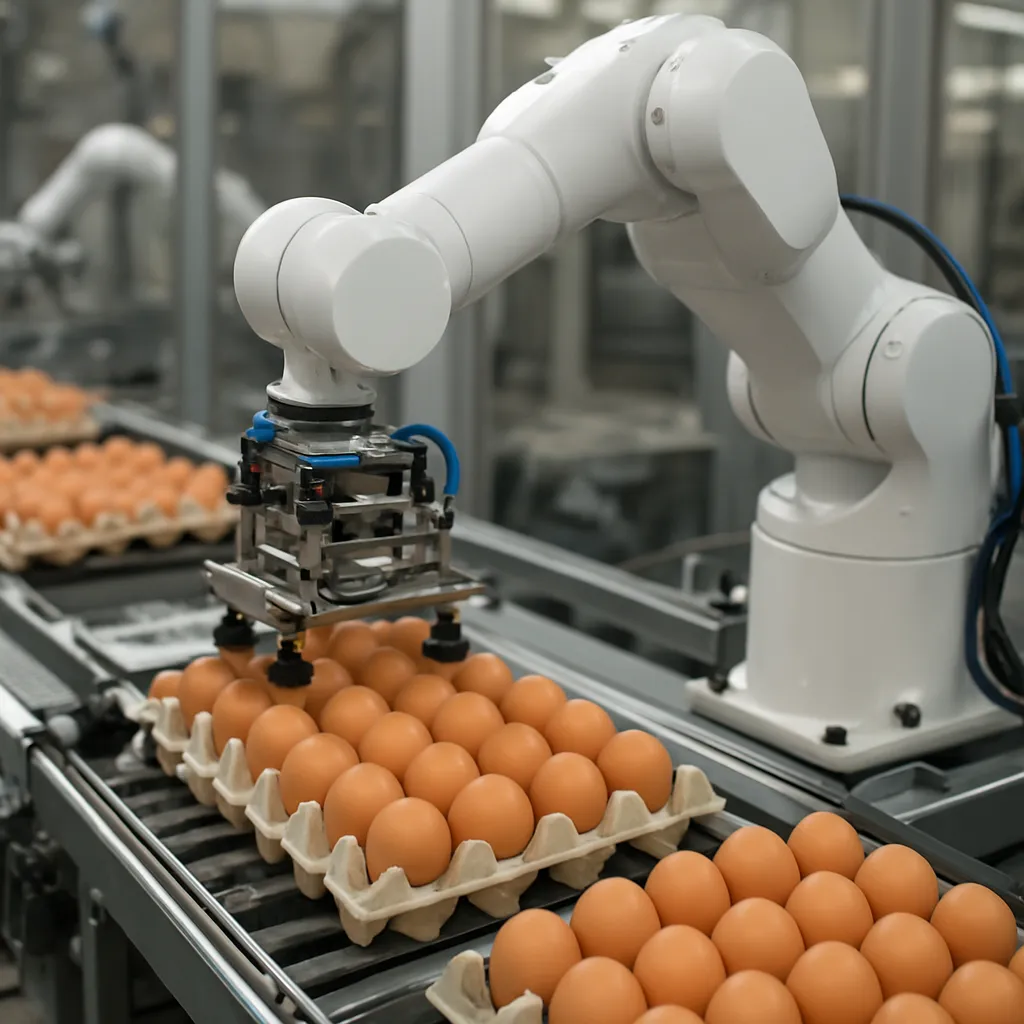 Zrobotyzowane systemy pakowania jaj