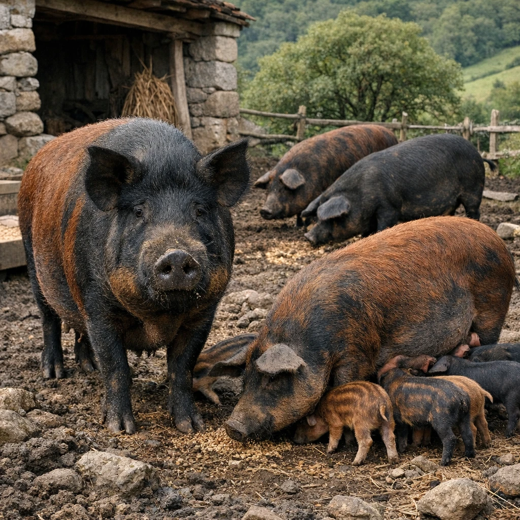 Gochu Asturcelta – Sus scrofa domesticus – trzoda chlewna