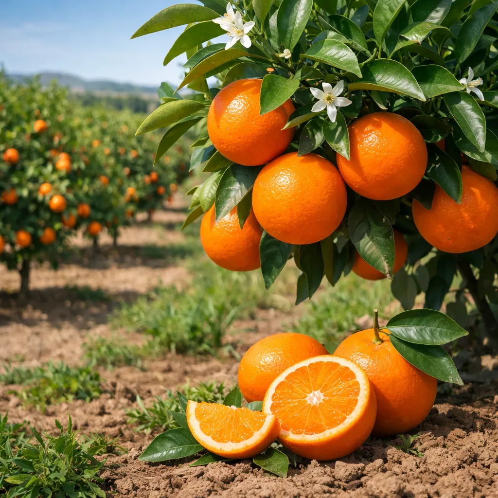 Pomarańcza słodka – Citrus sinensis (roślina sadownicza)