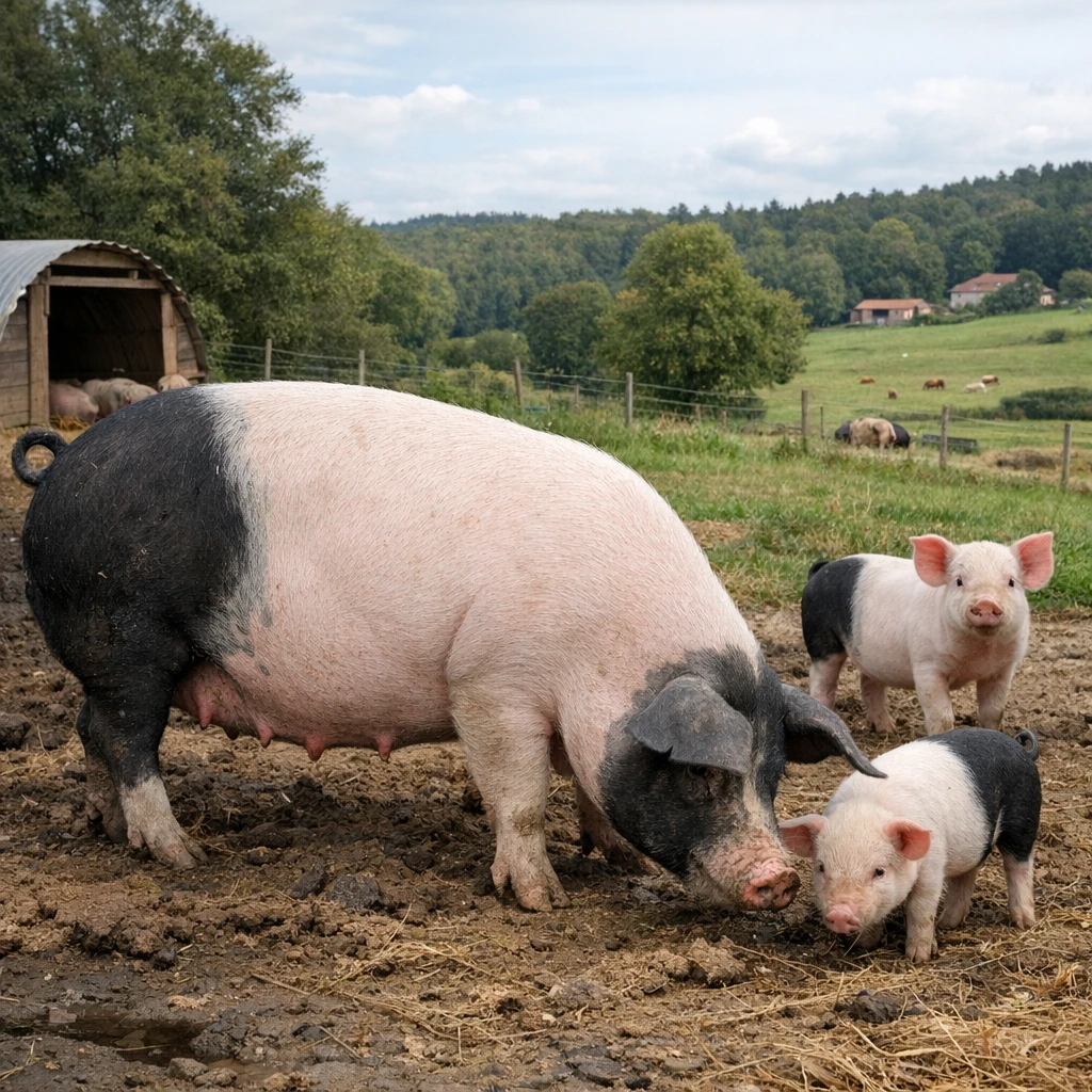 Cul Noir Limousin – Sus scrofa domesticus – trzoda chlewna