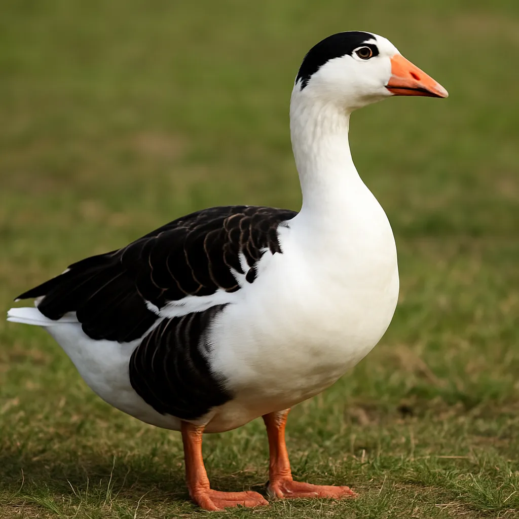 Gęś Bavarian Pied – Anser anser domesticus – gęś