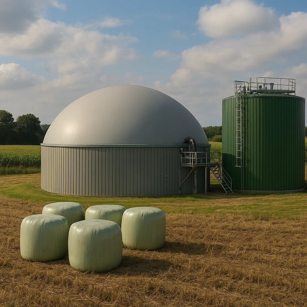 Biogaz z odpadów rolniczych