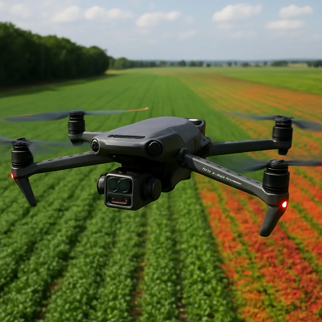 Jak wykorzystać DJI Mavic 3 Multispectral do map NDVI