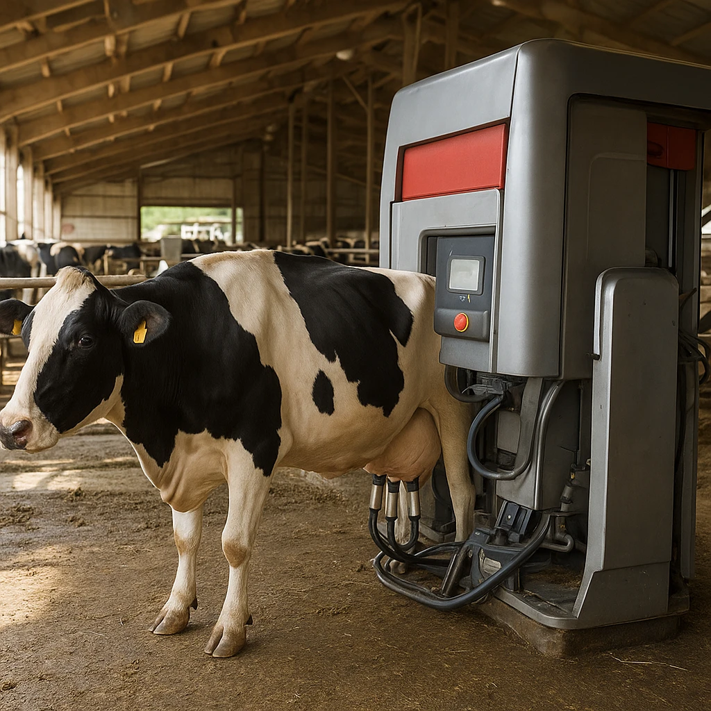 Dobrostan krów w oborach z robotem udojowym