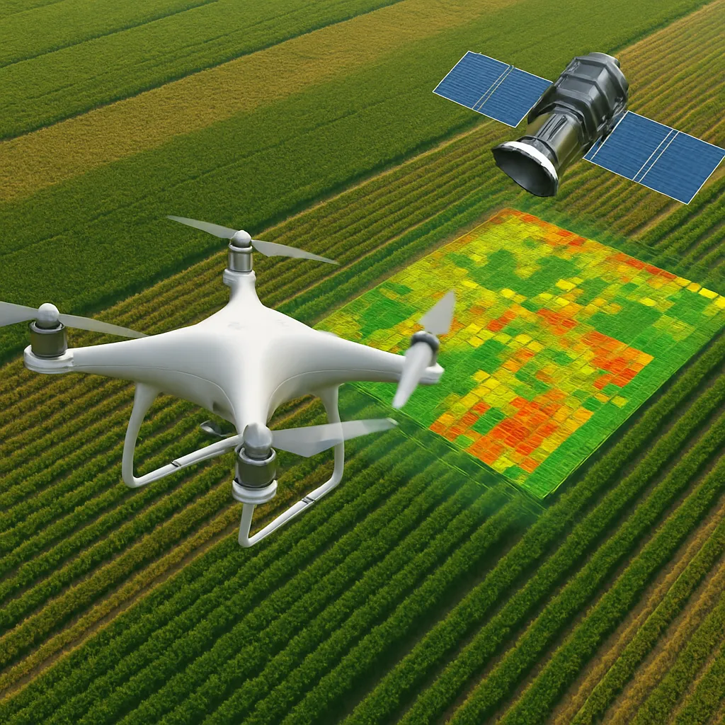 Integracja danych z dronów i satelitów
