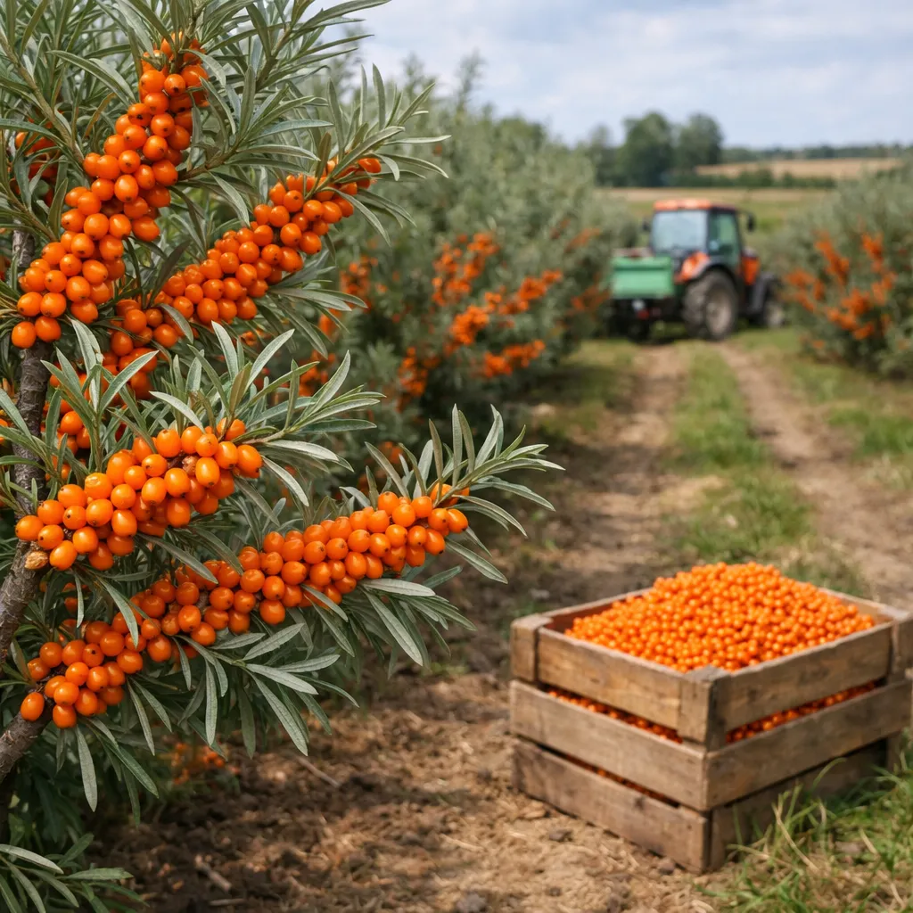 Rokitnik zwyczajny – Hippophae rhamnoides (roślina sadownicza)
