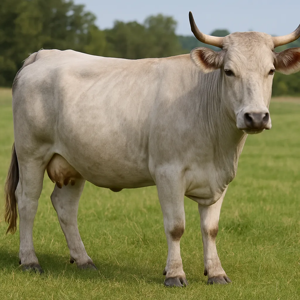 Bydło rasy Lithuanian Light Grey