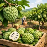 Flaszowiec łuskowaty – Annona squamosa (roślina sadownicza)