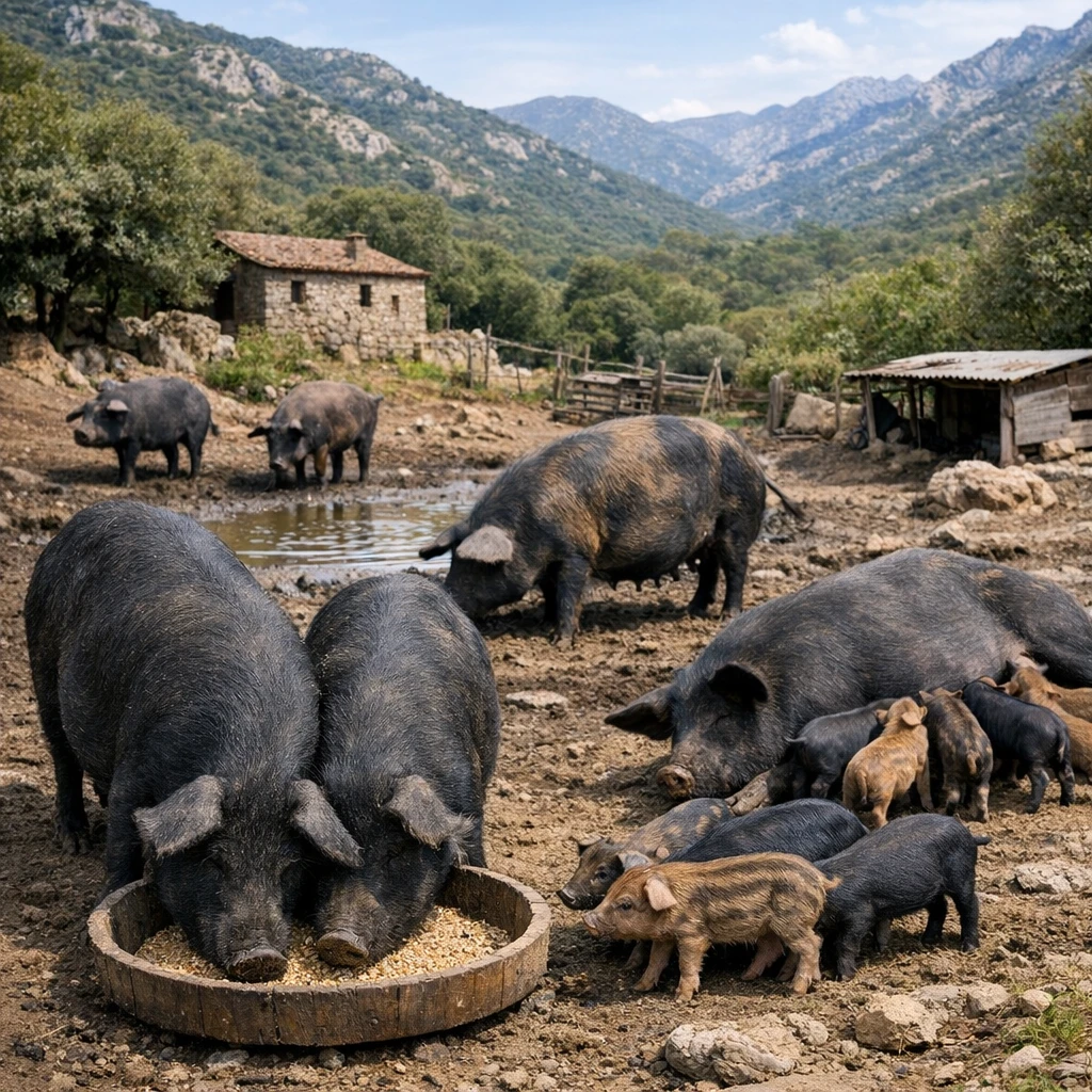 Porc de Corse – Sus scrofa domesticus – trzoda chlewna