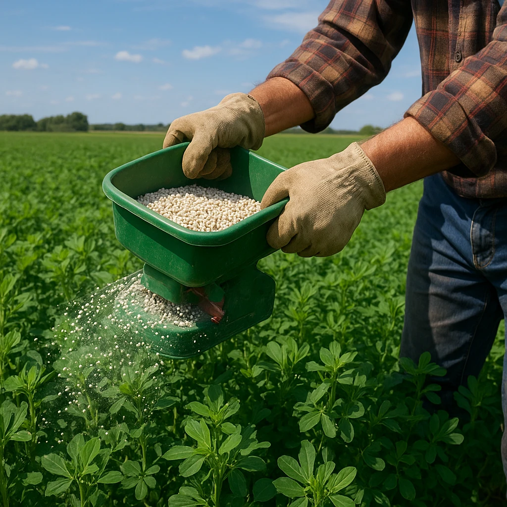 Nawożenie pod lucernę – jak wspierać wysoką zawartość białka?