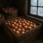 Zarządzanie przechowalnią cebuli zimą