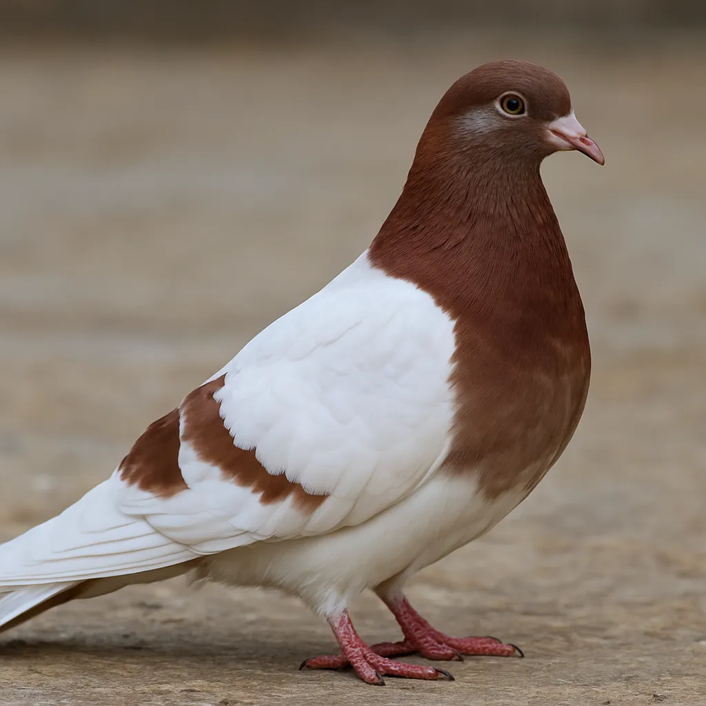 Gołąb capuchine – Columba livia domestica – gołąb