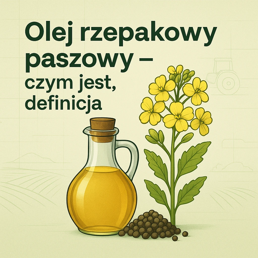 Olej rzepakowy paszowy – czym jest, definicja