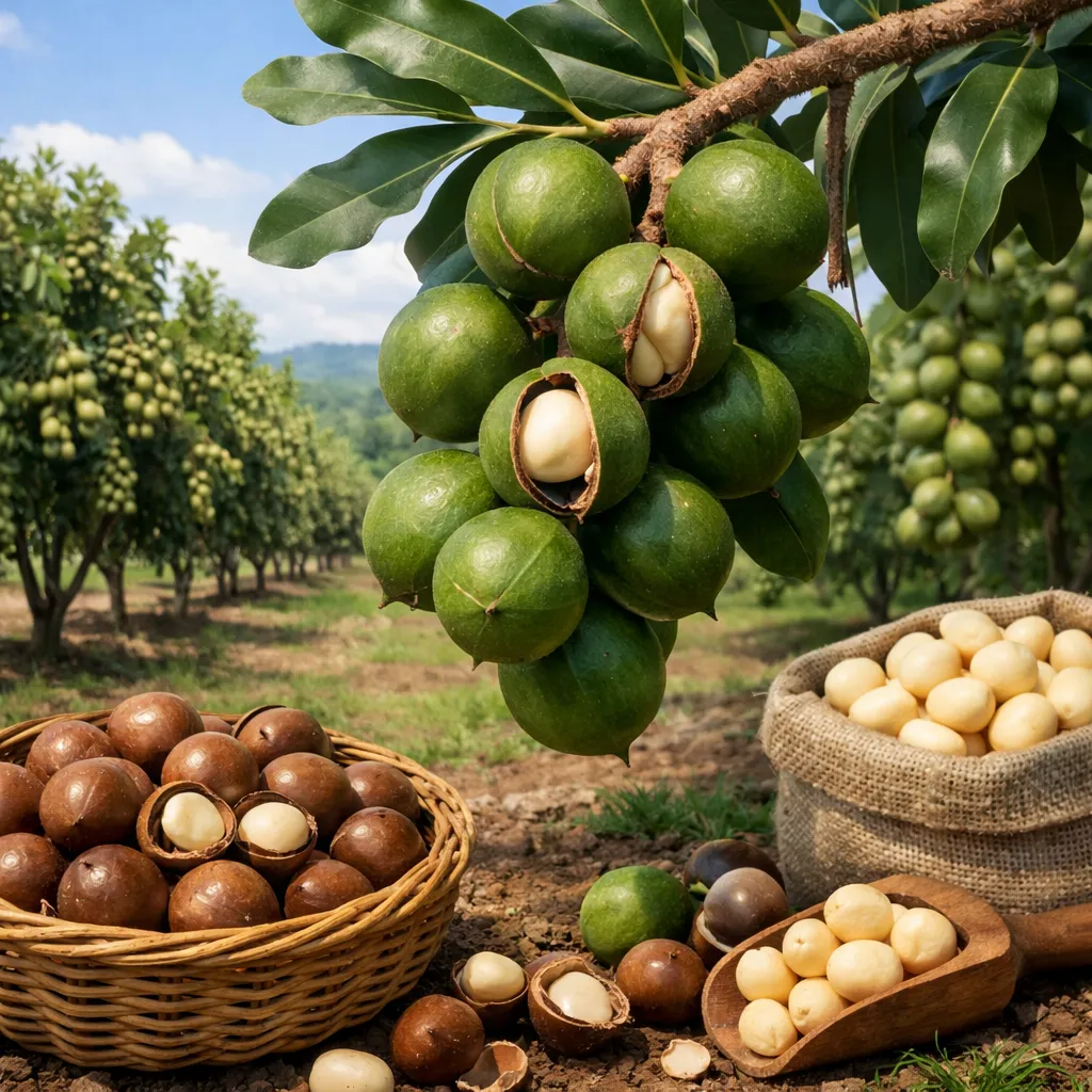 Orzech makadamia – Macadamia integrifolia (roślina sadownicza)