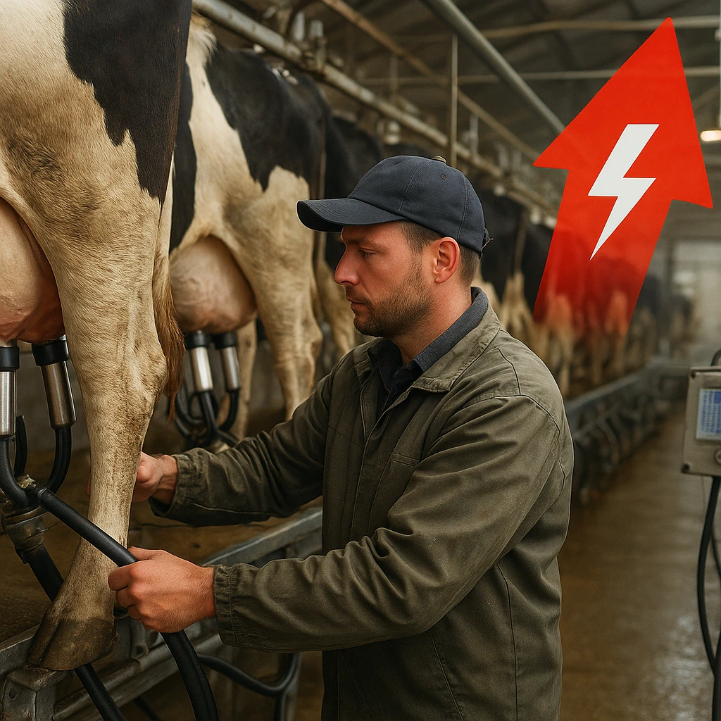 Produkcja mleka przy wysokich kosztach energii – jak zwiększyć marżę?