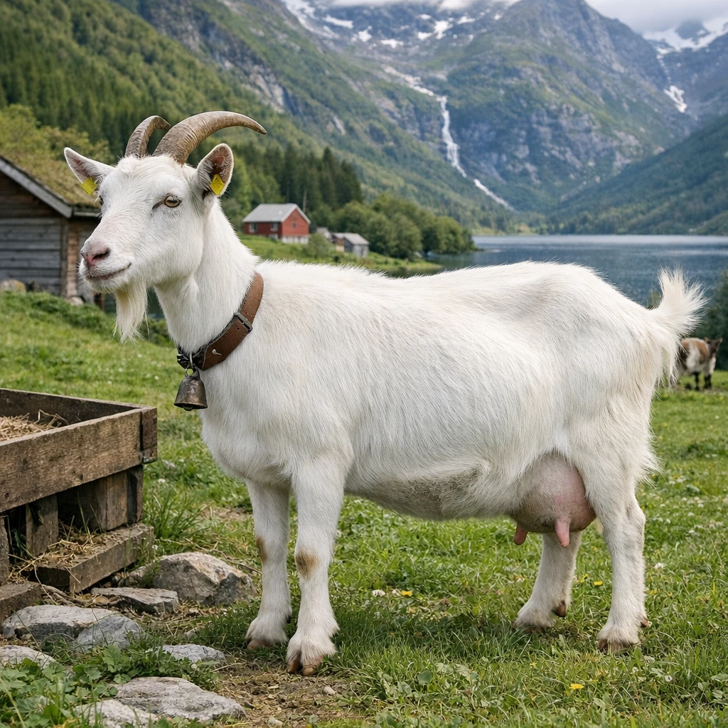 Norweska mleczna – Capra hircus – koza mleczna