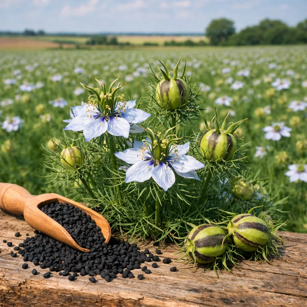 Czarnuszka siewna – Nigella sativa (roślina przyprawowa)