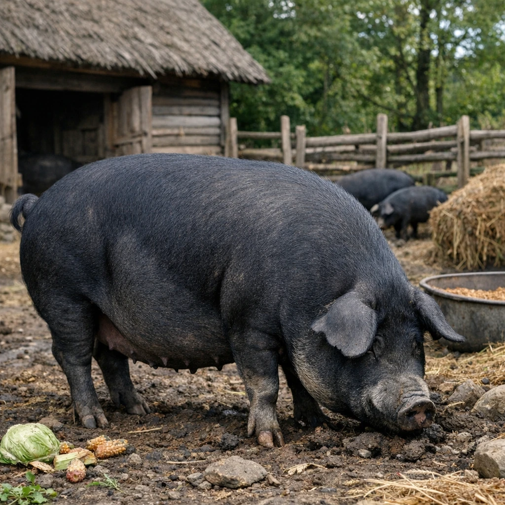 Calabrese Nera – Sus scrofa domesticus – trzoda chlewna