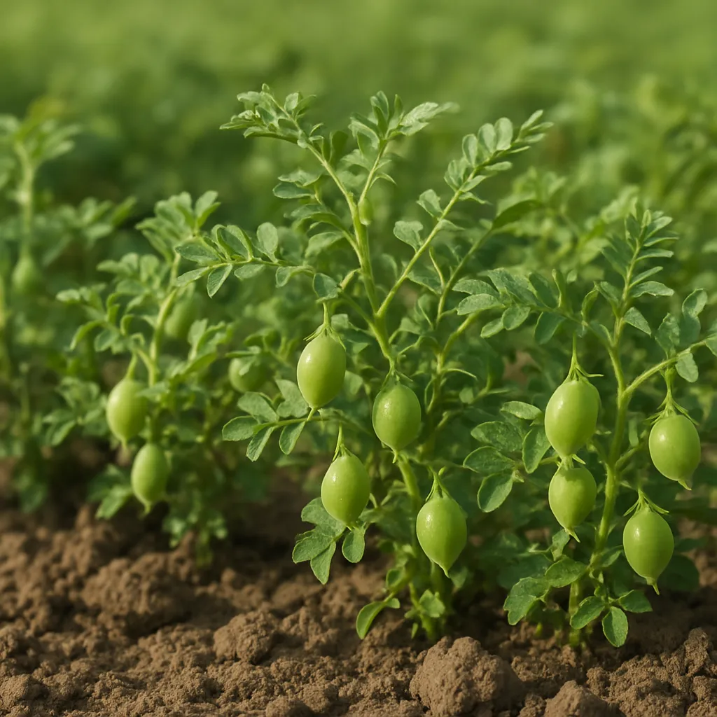 Uprawa garbanzos (ciecierzycy hiszpańskiej)