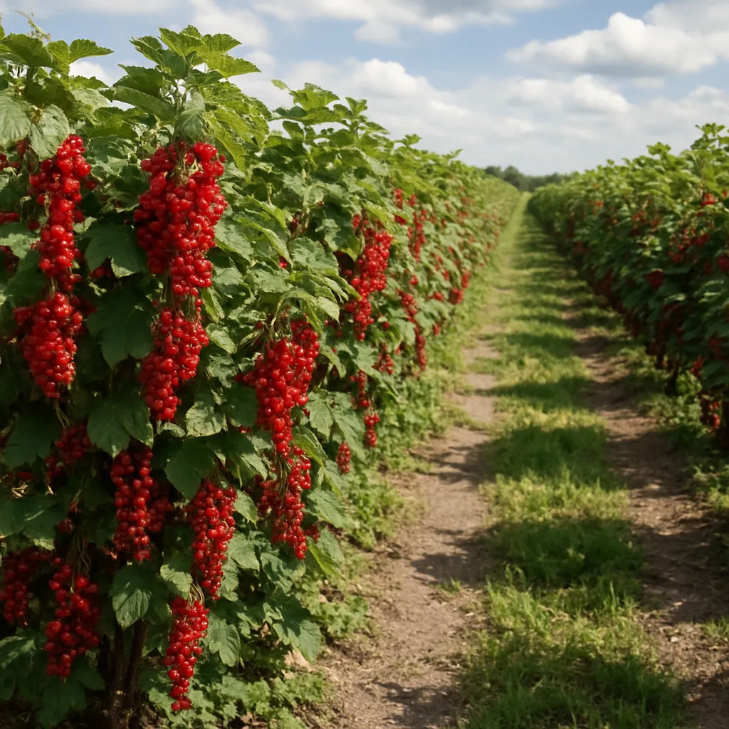 Największe plantacje czerwonej porzeczki