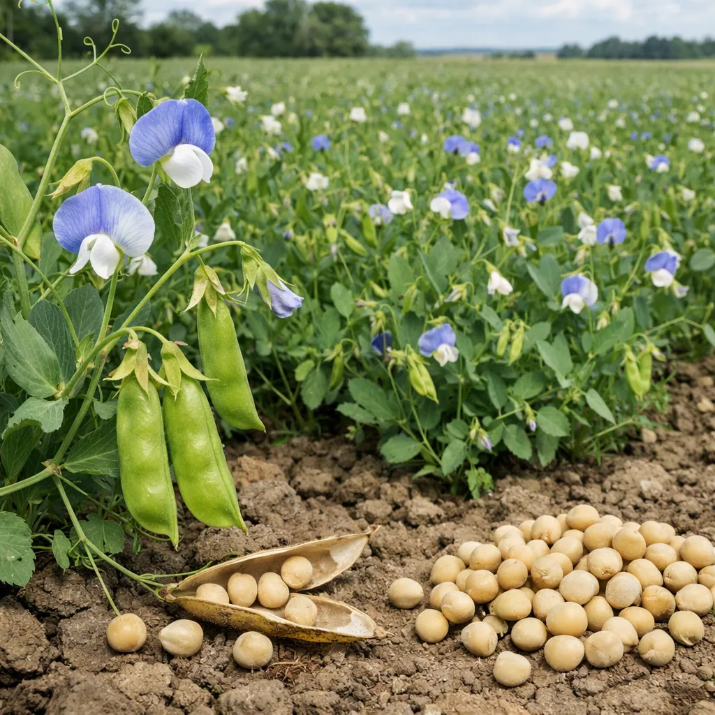 Głąbigroszek – Lathyrus sativus (roślina strączkowa)