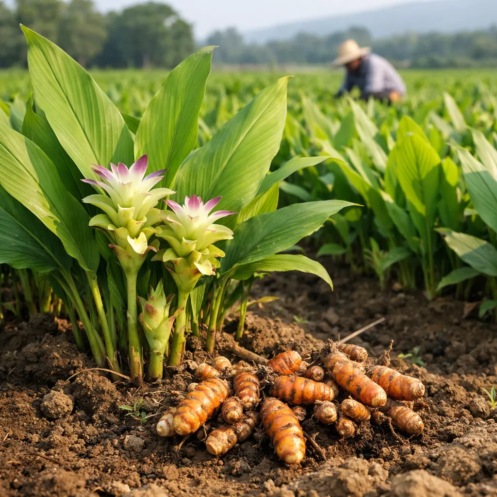 Kurkuma długa – Curcuma longa (roślina przyprawowa)