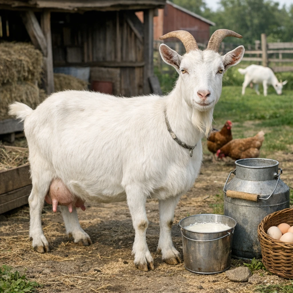 Fińska – Capra hircus – koza ogólnoużytkowa