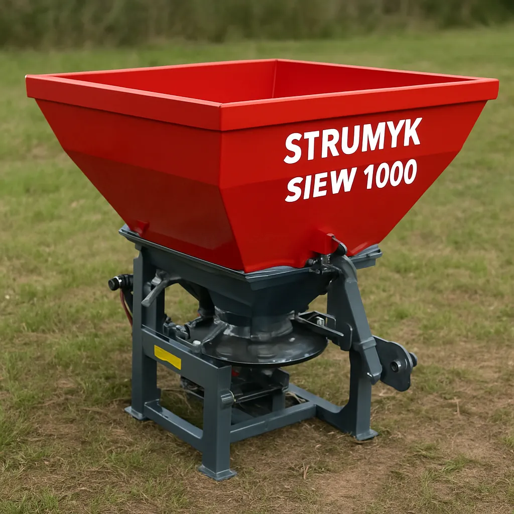 Strumyk Siew 1000 – rozsiewacz nawozów Strumyk