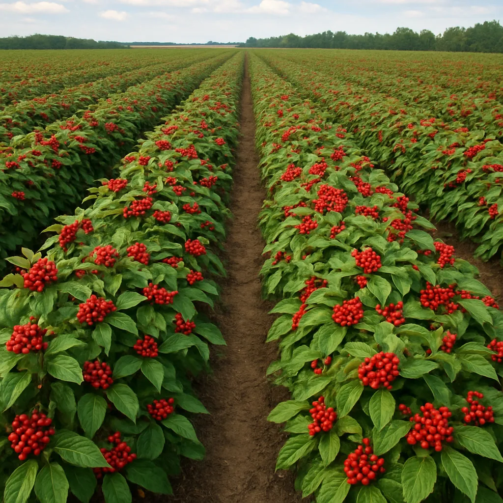 Największe plantacje derenia