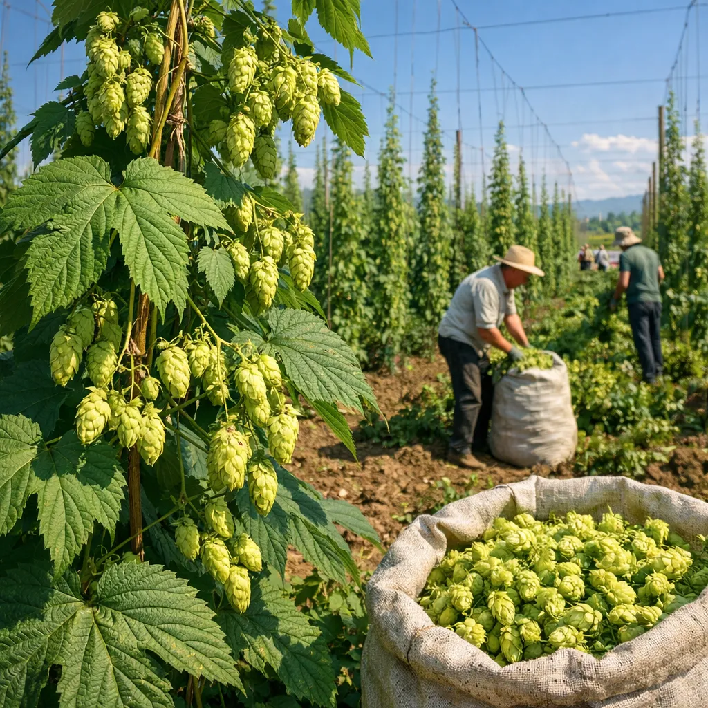 Chmiel japoński – Humulus japonicus (roślina przemysłowa)