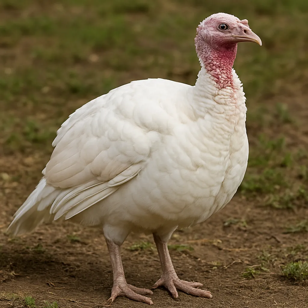 Indyk Midget White – Meleagris gallopavo domesticus – indyk