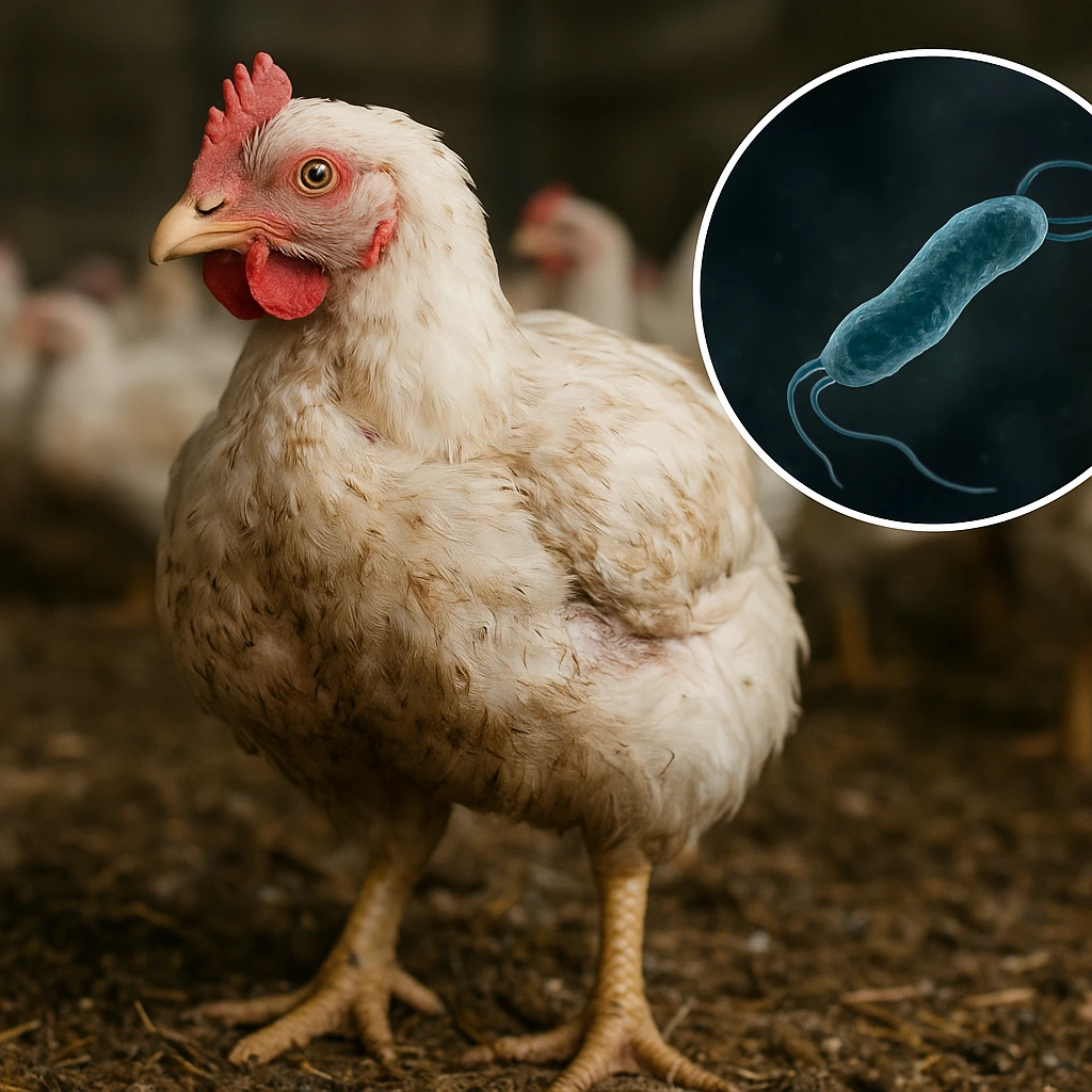 Zakażenia Campylobacter u drobiu – znaczenie dla bezpieczeństwa żywności