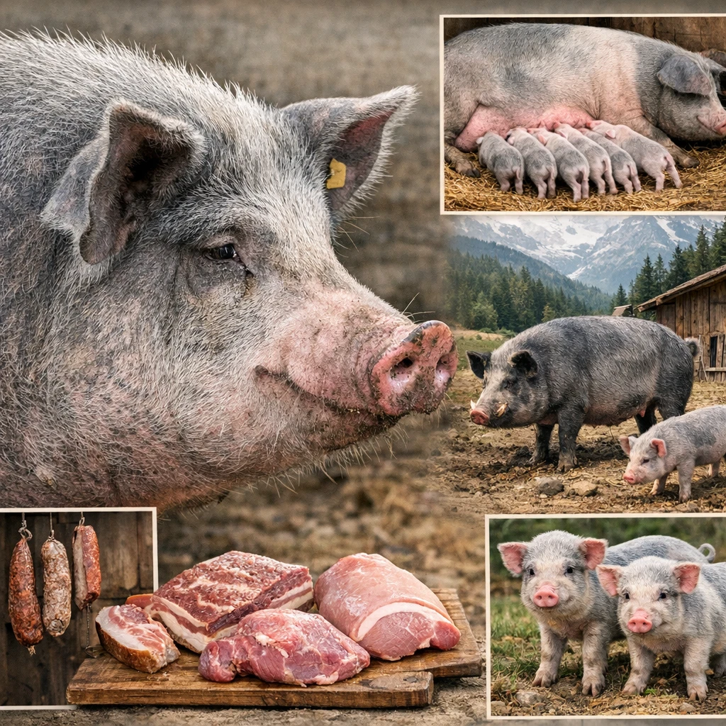 Grigio Alpina – Sus scrofa domesticus – trzoda chlewna